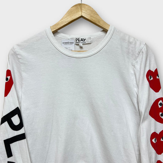 T-shirt  Comme Des Garcons blanc - L Femme fit S