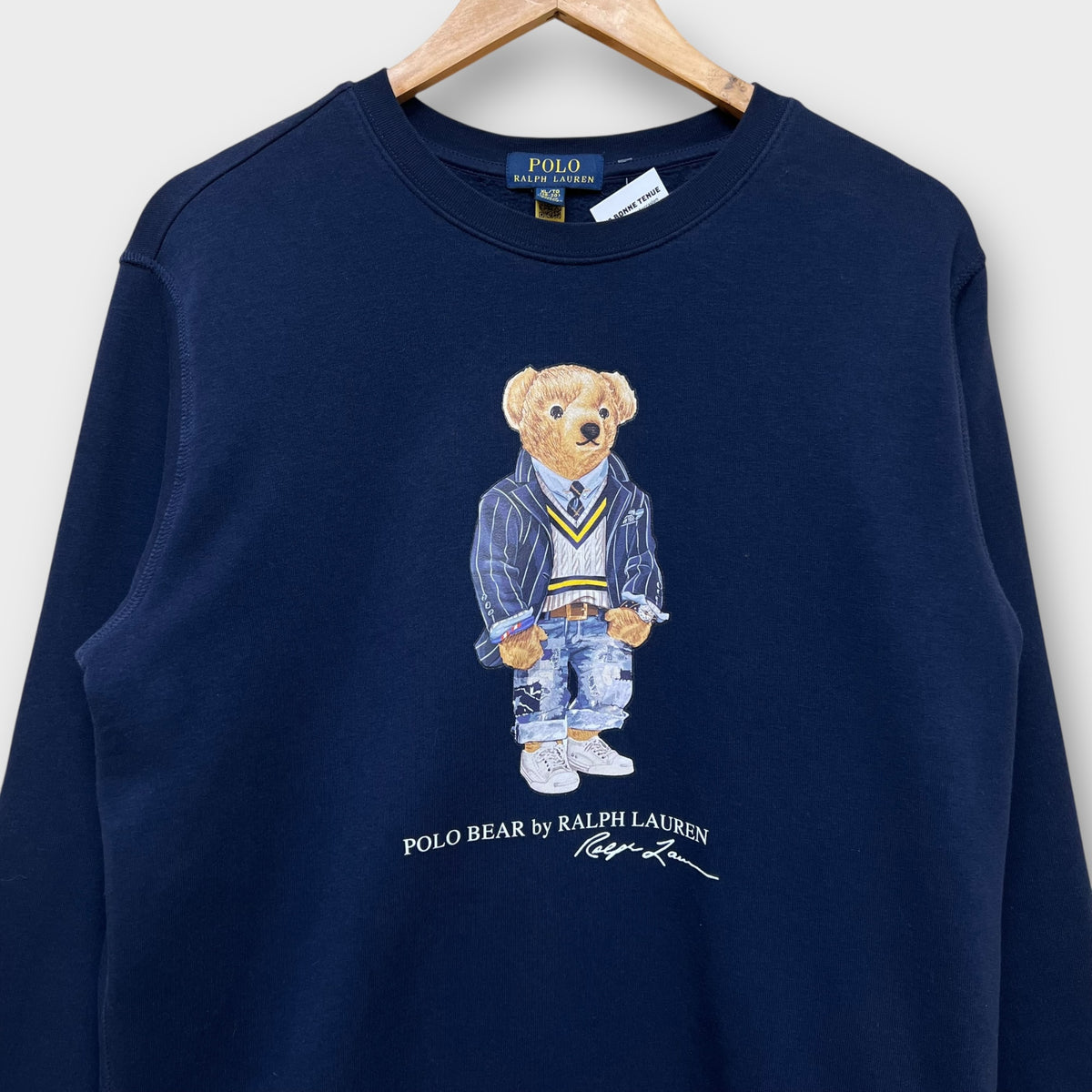 Sweat Bear Ralph Lauren navy - M