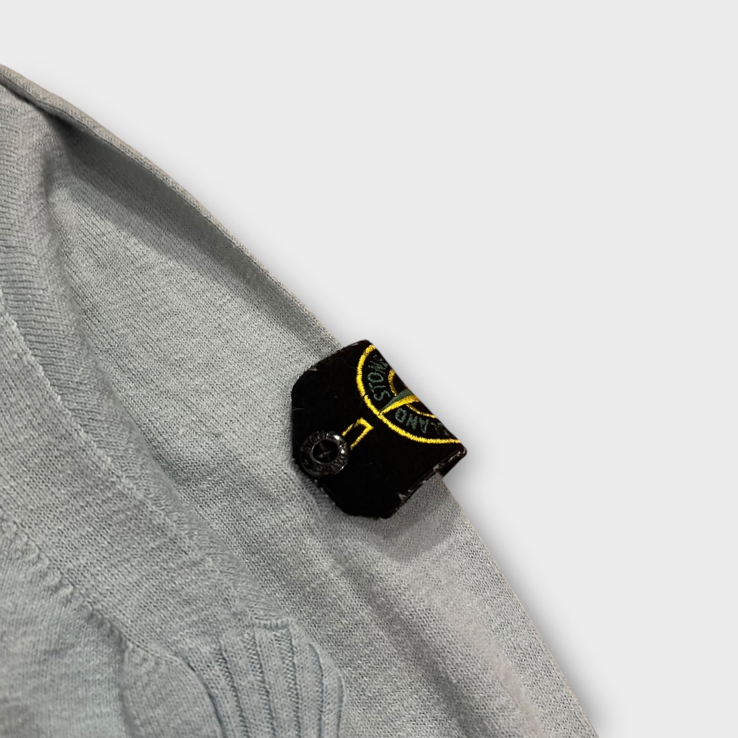 Pull Fin Stone Island Bleu - M