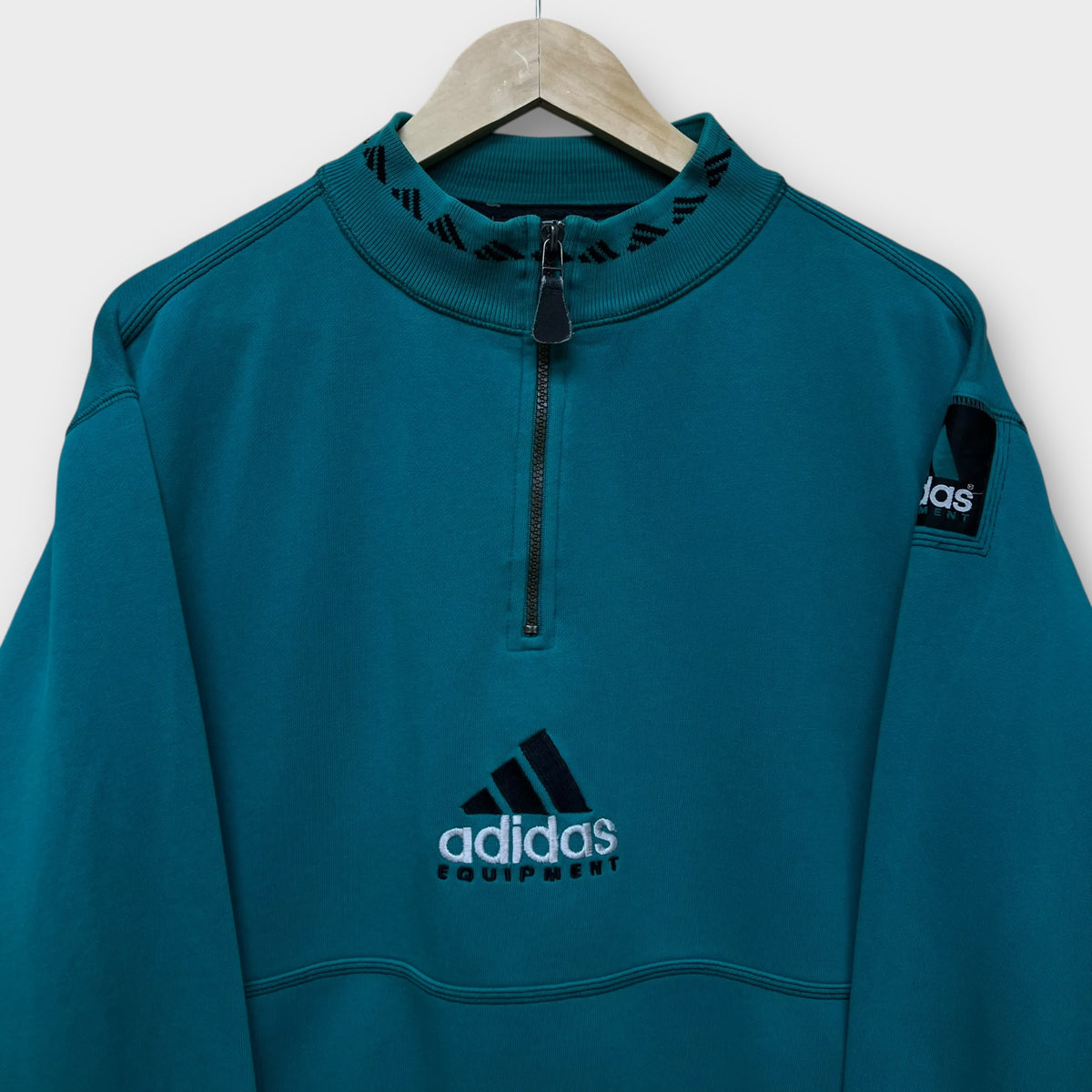 Sweat Adidas Equipment vintage 90's Turquoise - M