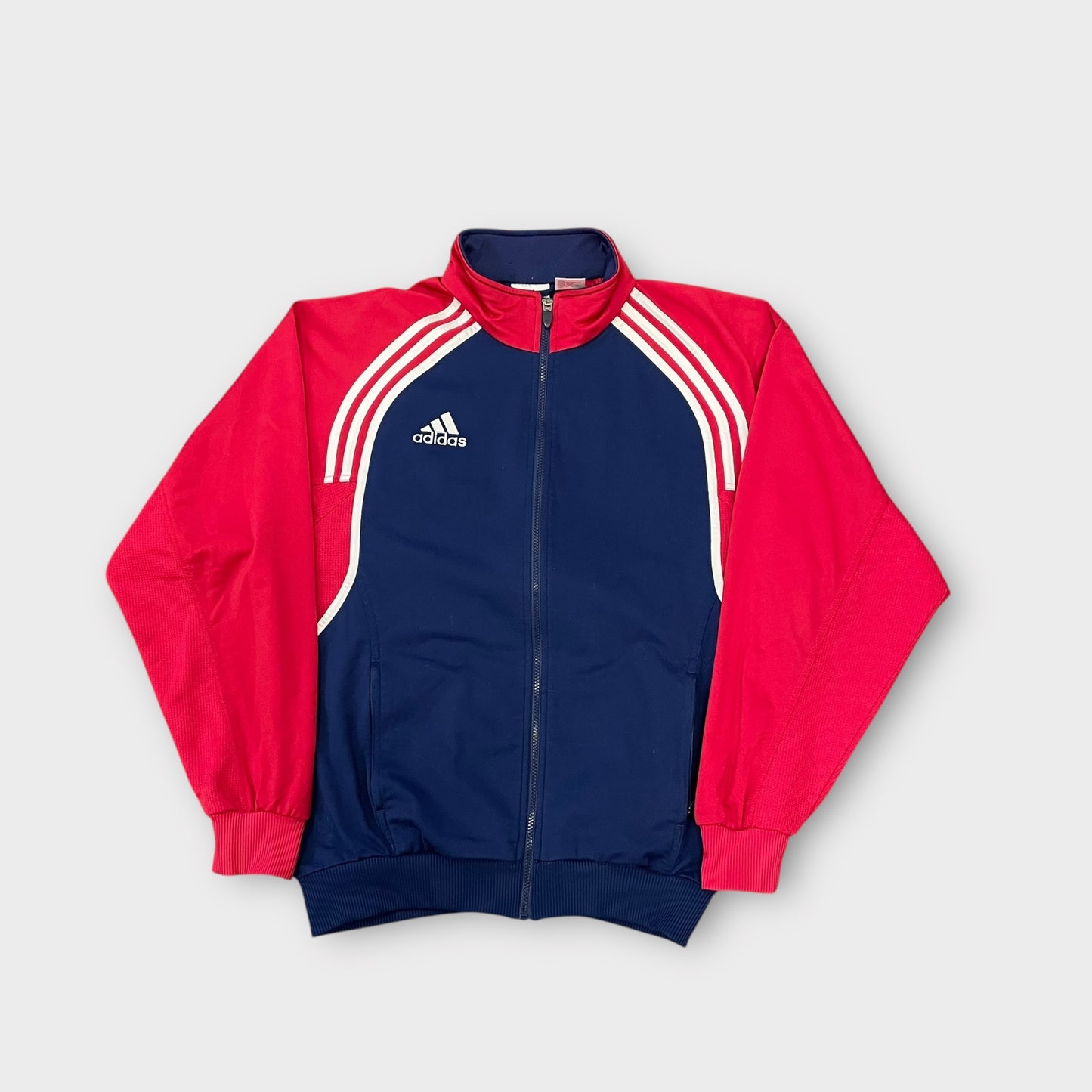 Veste Adidas vintage bleu / rouge 90's - M