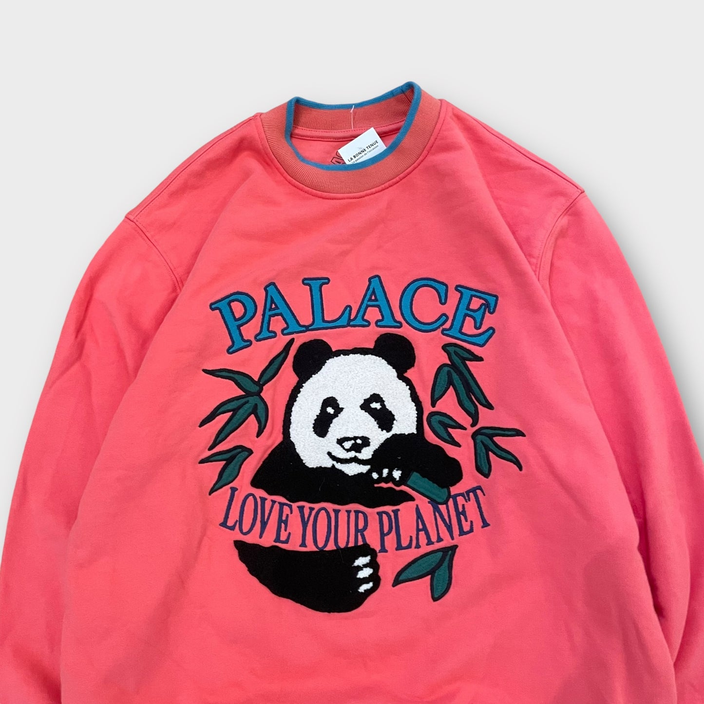 Sweat palace Panda Crew rose - S