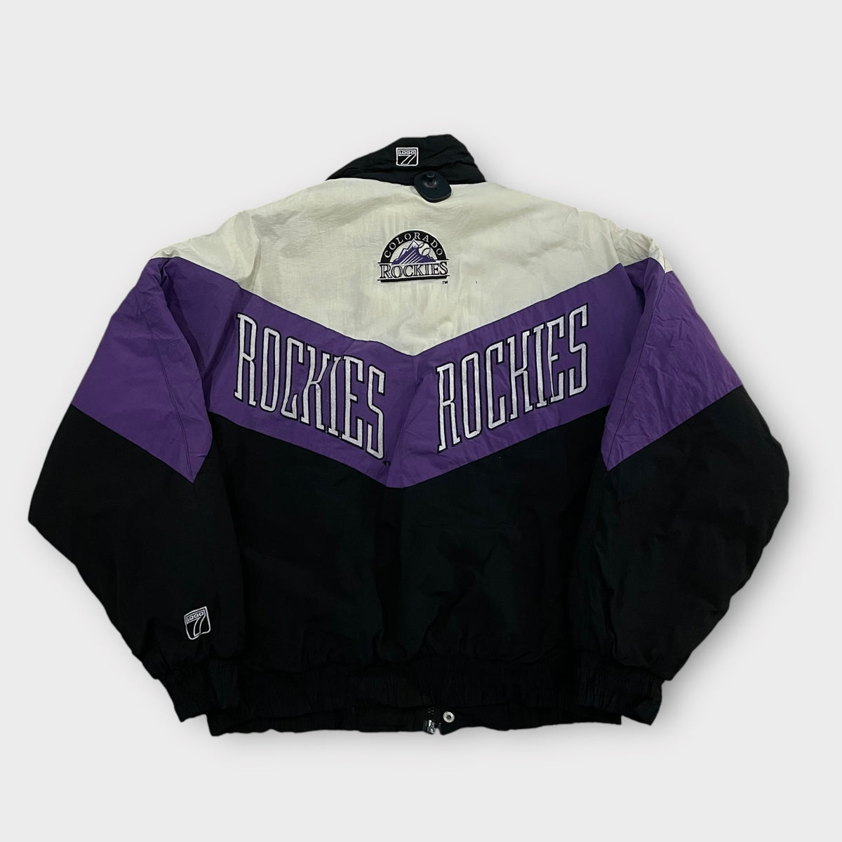Rare Puffer vintage 90's Logo 7 "Colorado Rockies"