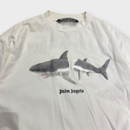 T-Shirt Palm Angels Shark Blanc - L