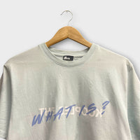 T-Shirt The Kooples "What Is ?" Bleu - M