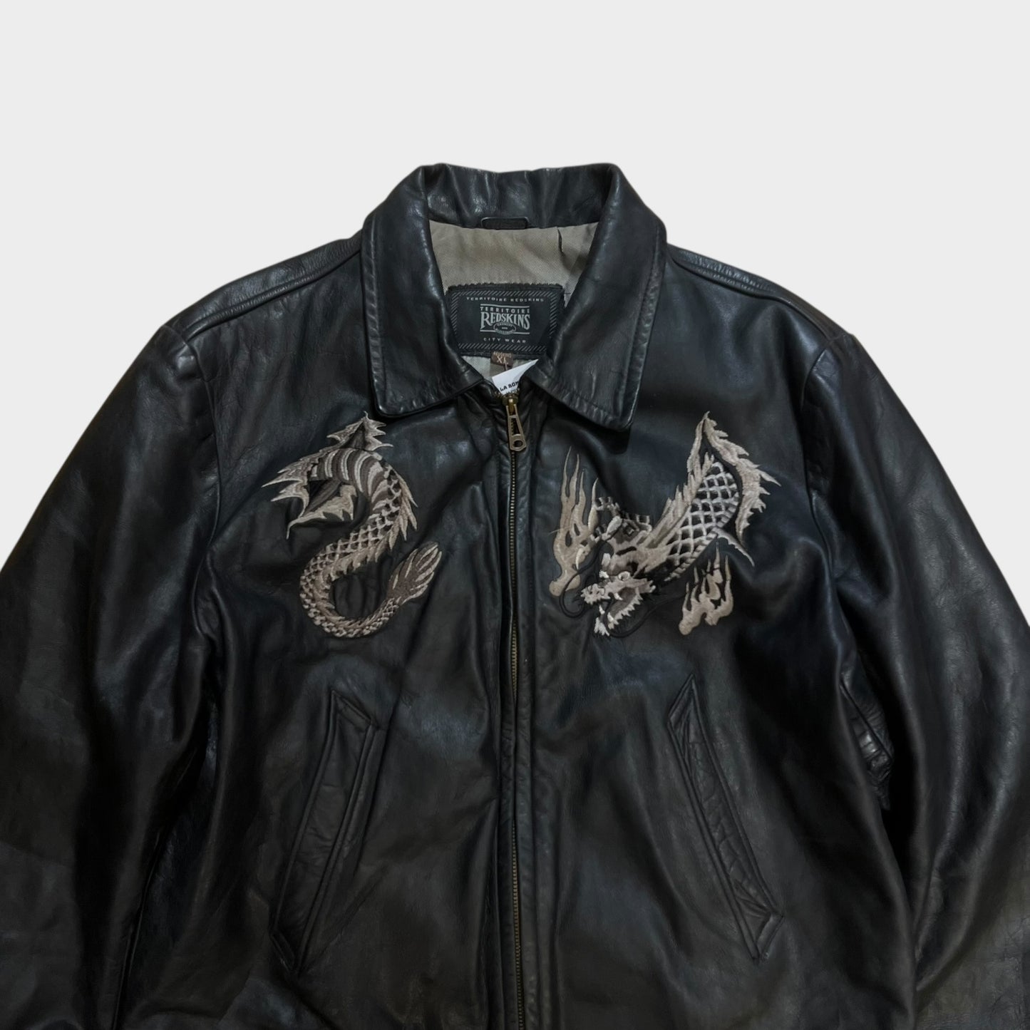 Veste En Cuir Redskins Noir - XL