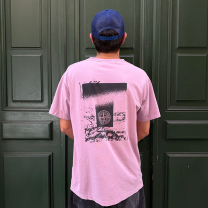 T-shirt Stone Island rose (Point décolo) - XXL