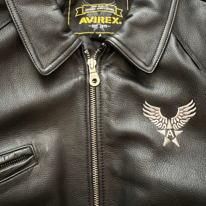 Veste Avirex Noir Spellout - L
