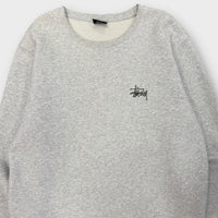 Classic sweat Stussy gris - L