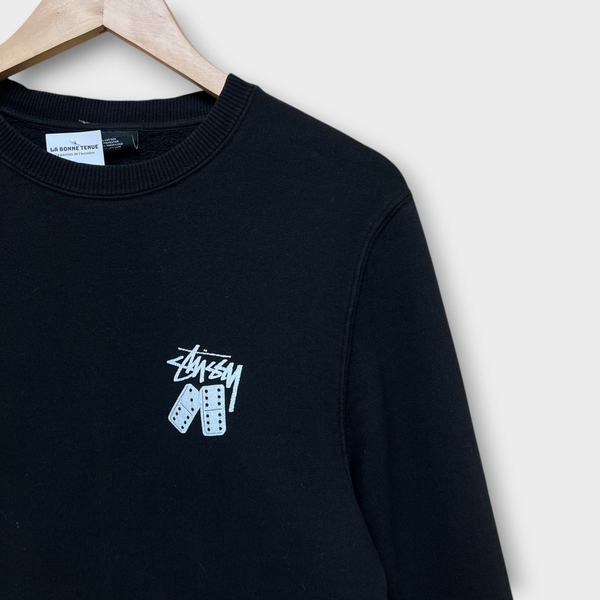 Sweat Stussy Domino noir - S