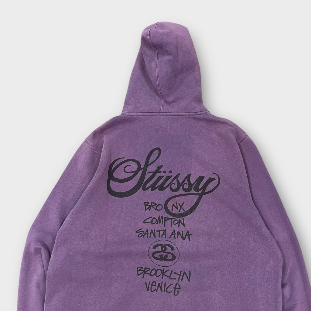 Hoodie Stussy Destination violet - L