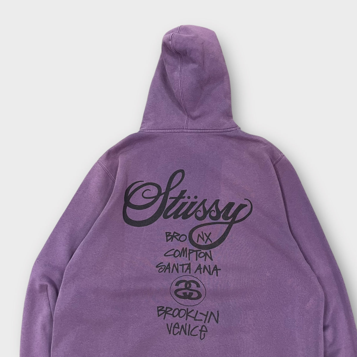 Hoodie Stussy Destination violet - L