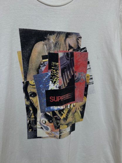 T-shirt Supreme Stack blanc de 2021 - L