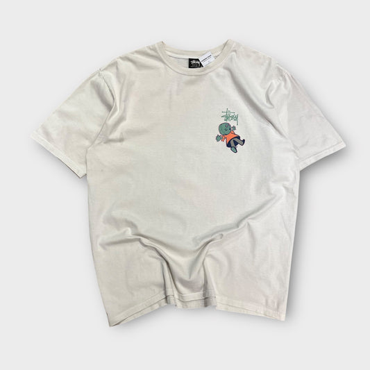 T-Shirt Stussy Blanc "Doll" Blanc - L