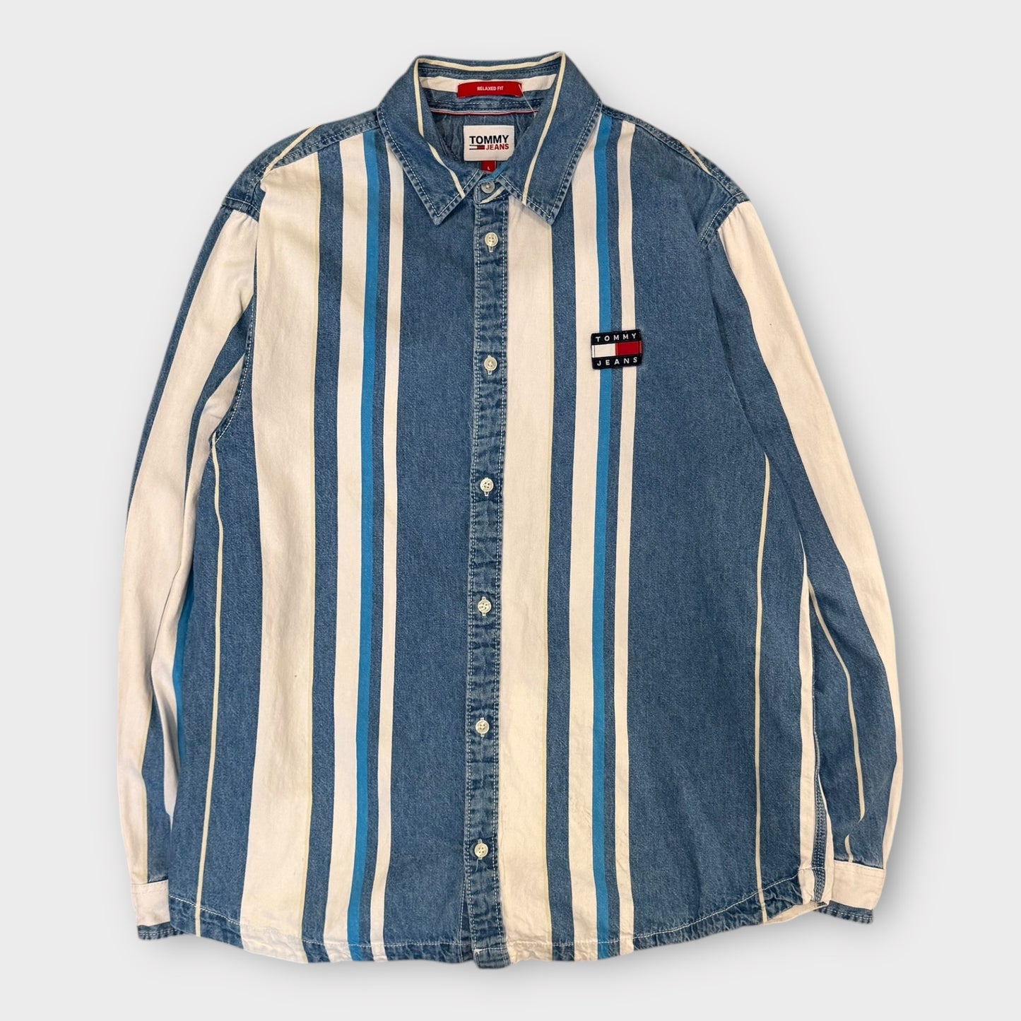 Chemise jeans rayé Tommy Hilffiger - L