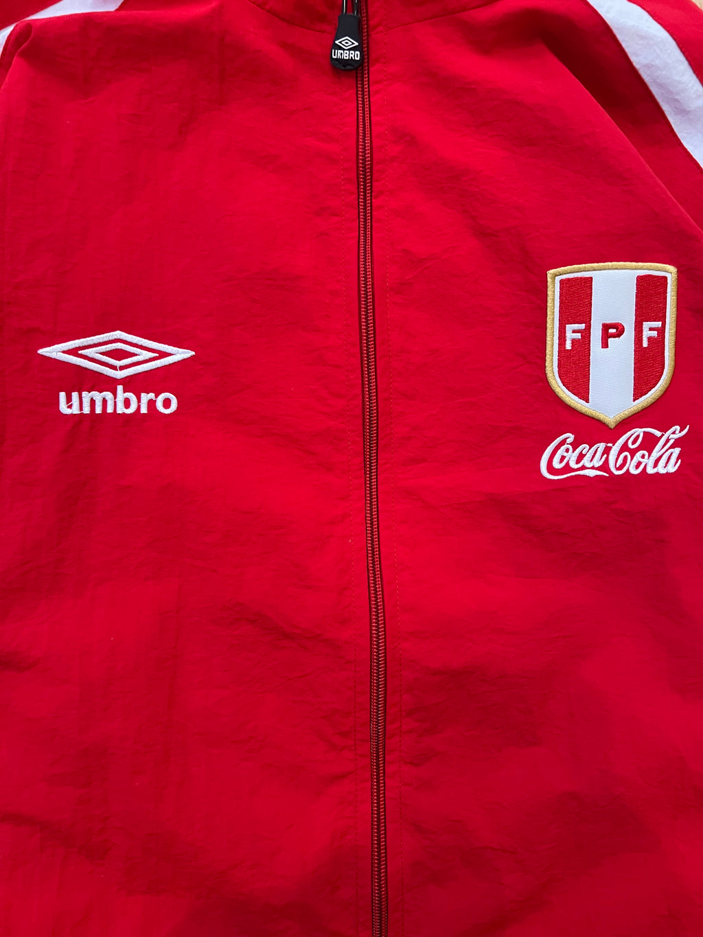 Veste Umbro X Fédération Football Peru Vintage Rouge - L