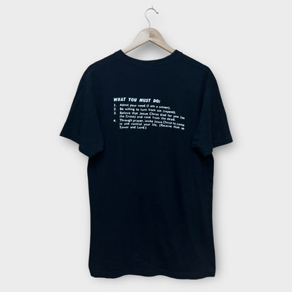 T-shirt Supreme "You're Not Living" noir - L