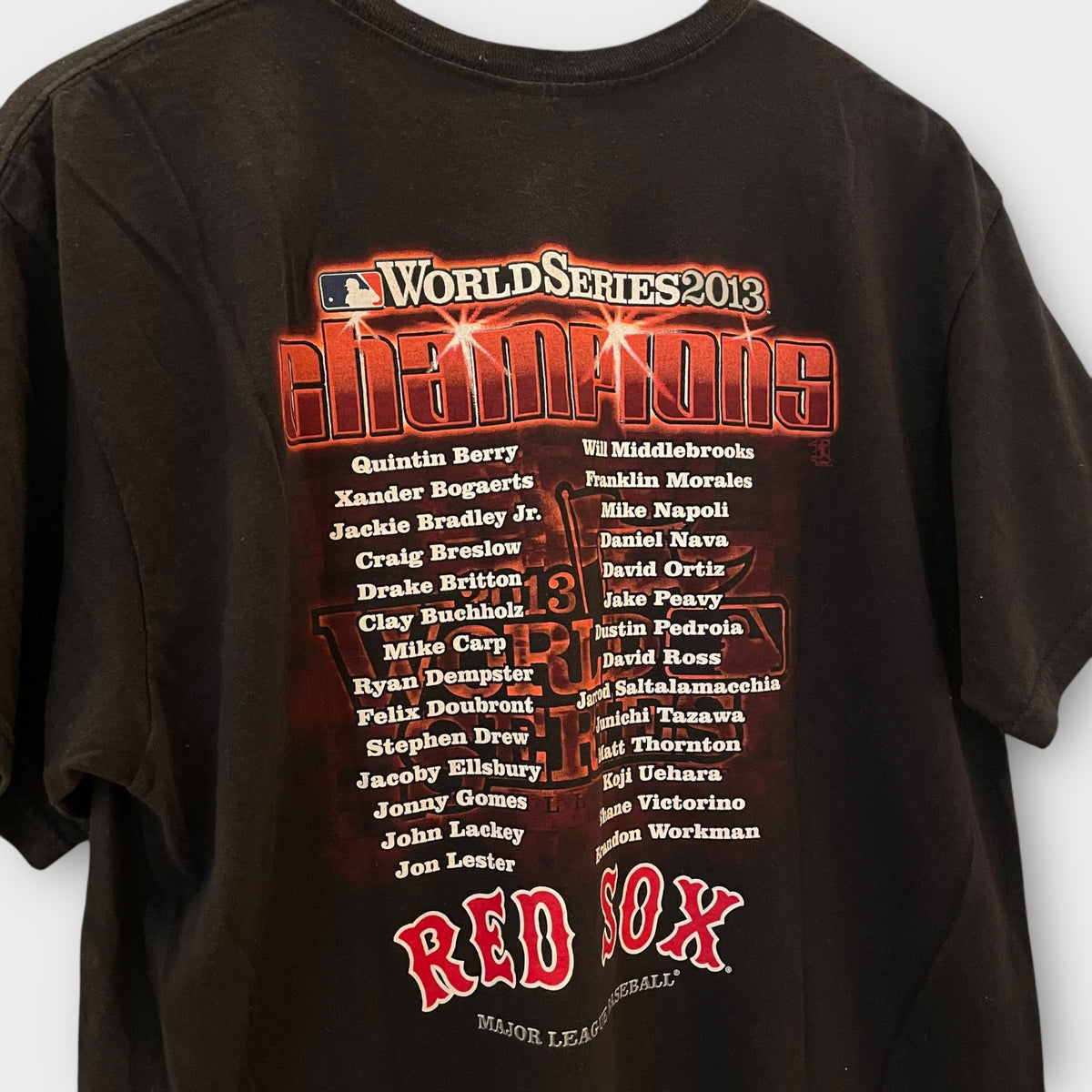 Graphic tee vintage Majestic Red Sox de 2013