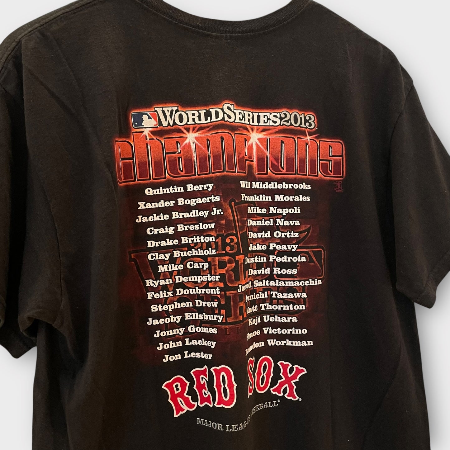 Graphic tee vintage Majestic Red Sox de 2013