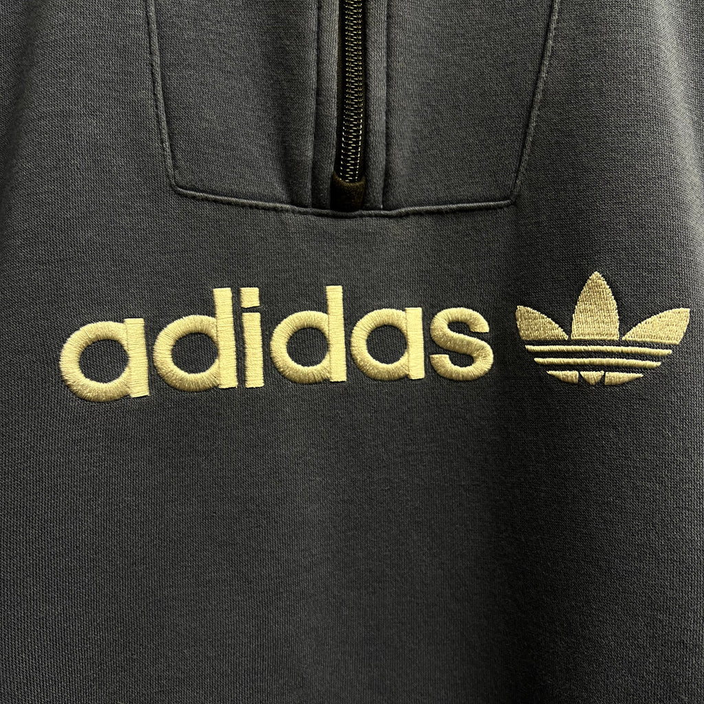 1/4 Zip Adidas Bleu - XS