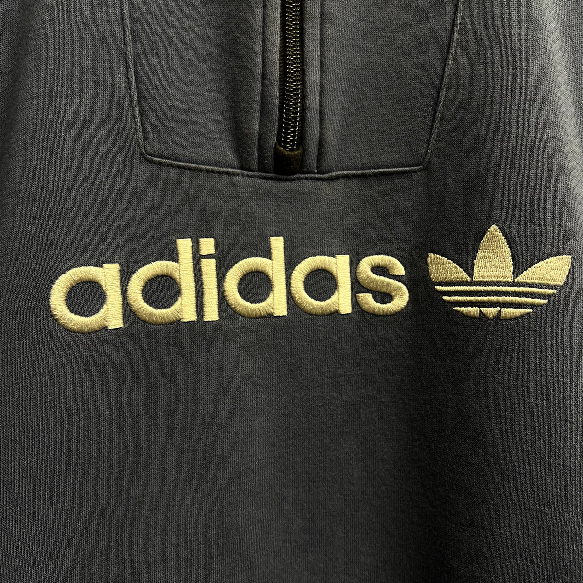 1/4 Zip Adidas Bleu - XS