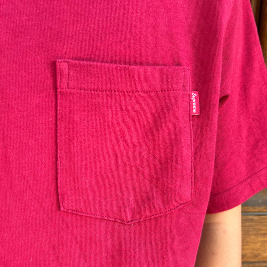 Supreme Pocket tee rouge - M