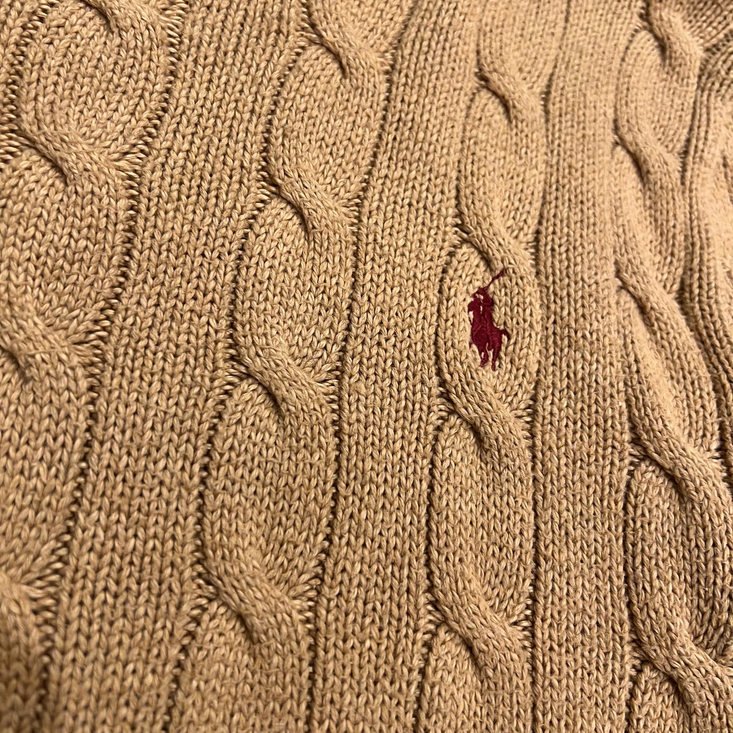 Pull Torsadée Beige Ralph Lauren - M