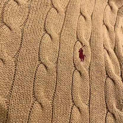 Pull Torsadée Beige Ralph Lauren - M