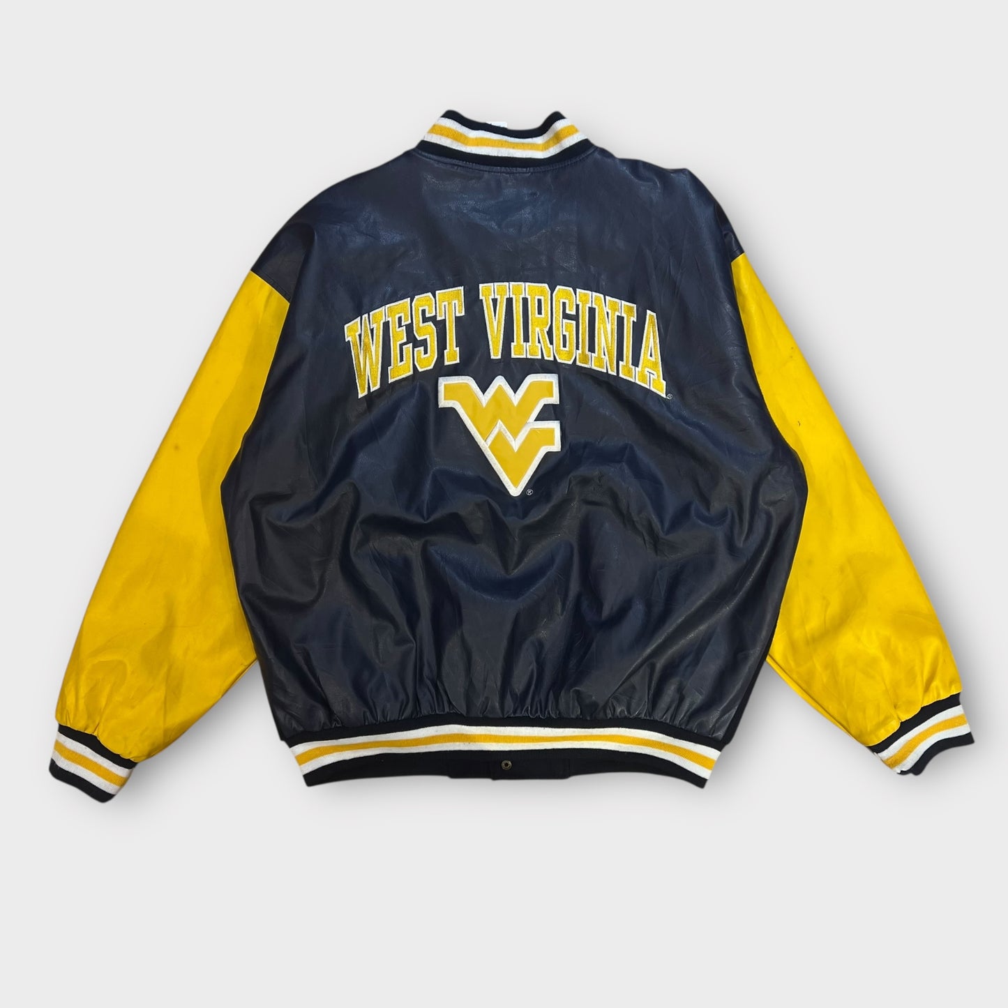 Veste Vintage Varsity Université De West Virginia - L