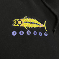 Hoodie Stussy Brodé Noir - S