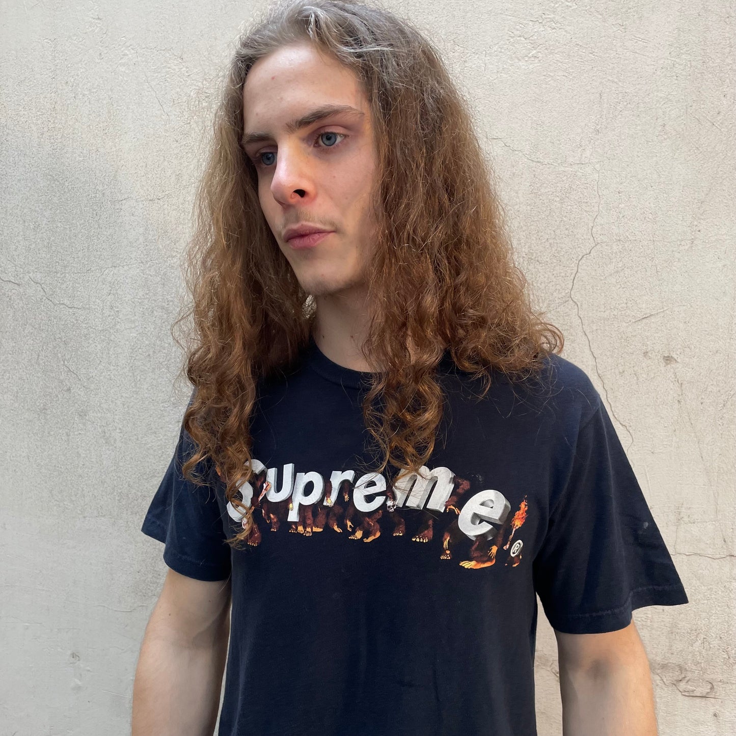 T-shirt Supreme Apes navy - S