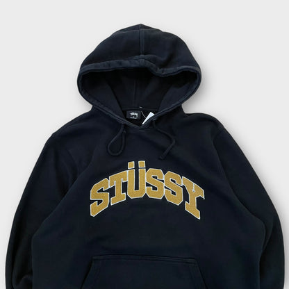 Hoodie Stussy noir "Chenille Arch" - S