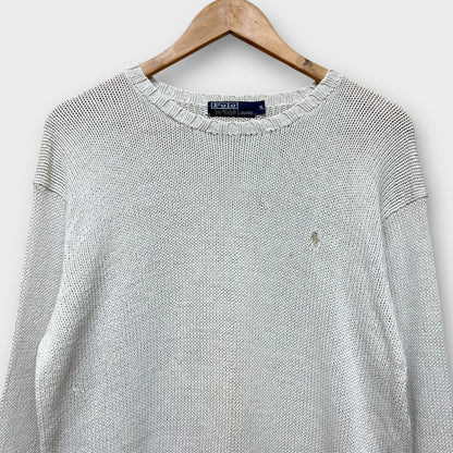 Pull Ralph Lauren blanc - M