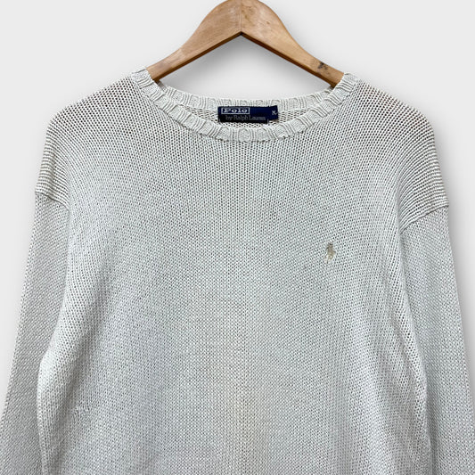 Pull Ralph Lauren blanc - M