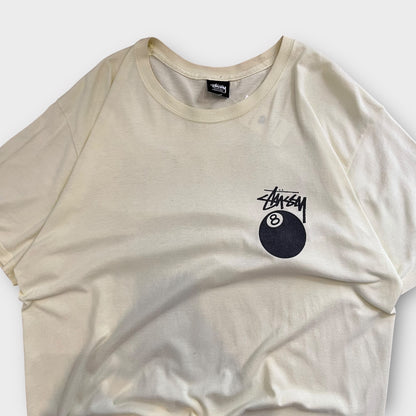 T-Shirt Stussy "8 Ball" Jaune - L