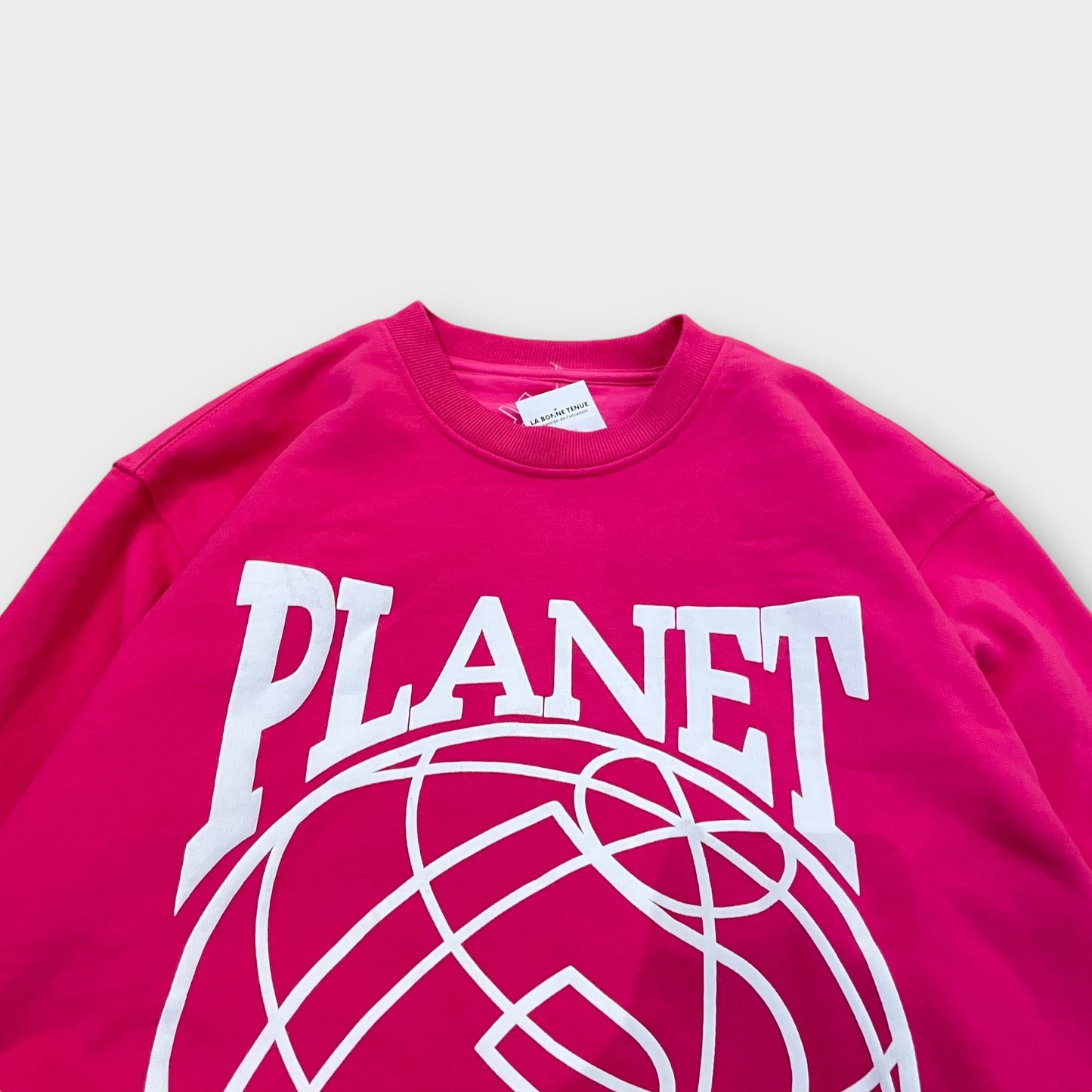 Sweat Palace Planet Crew rose - S