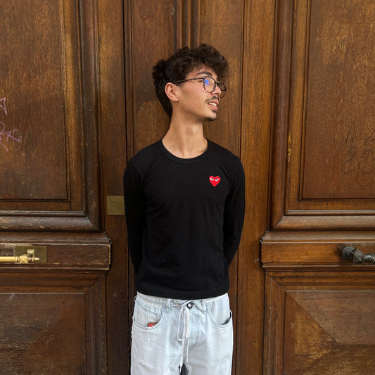 T-shirt Comme Des Garçons Noir - M