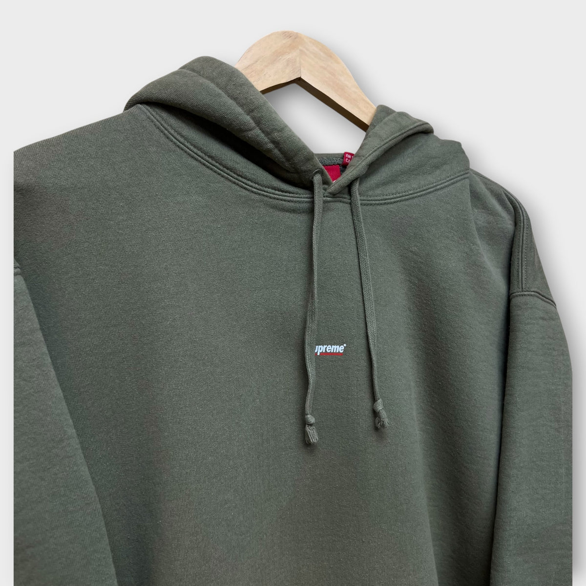 Hoodie Supreme vert kaki - XL