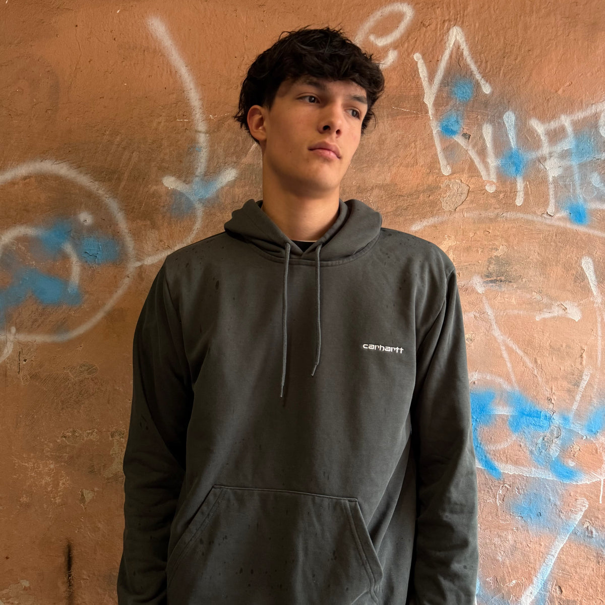 Hoodie Carhartt vert - L