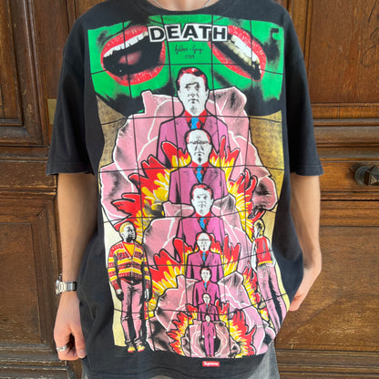 T-shirt Supreme Noir Gilbert & George Death - XL