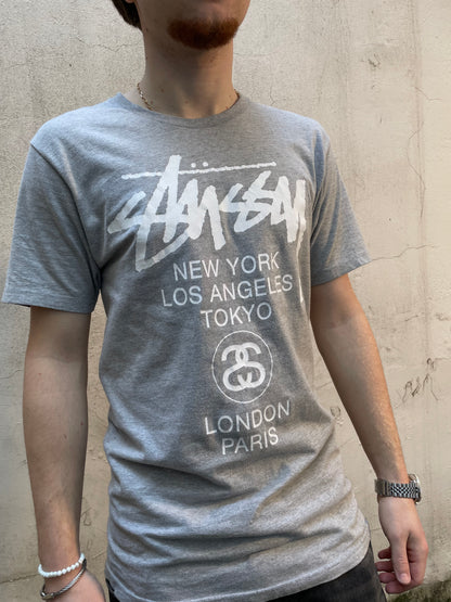 T-shirt Stussy Destination gris - M