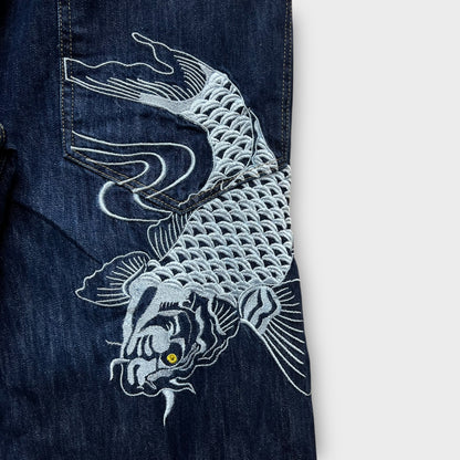 Hip Hop Baggy jeans brodé - FR44