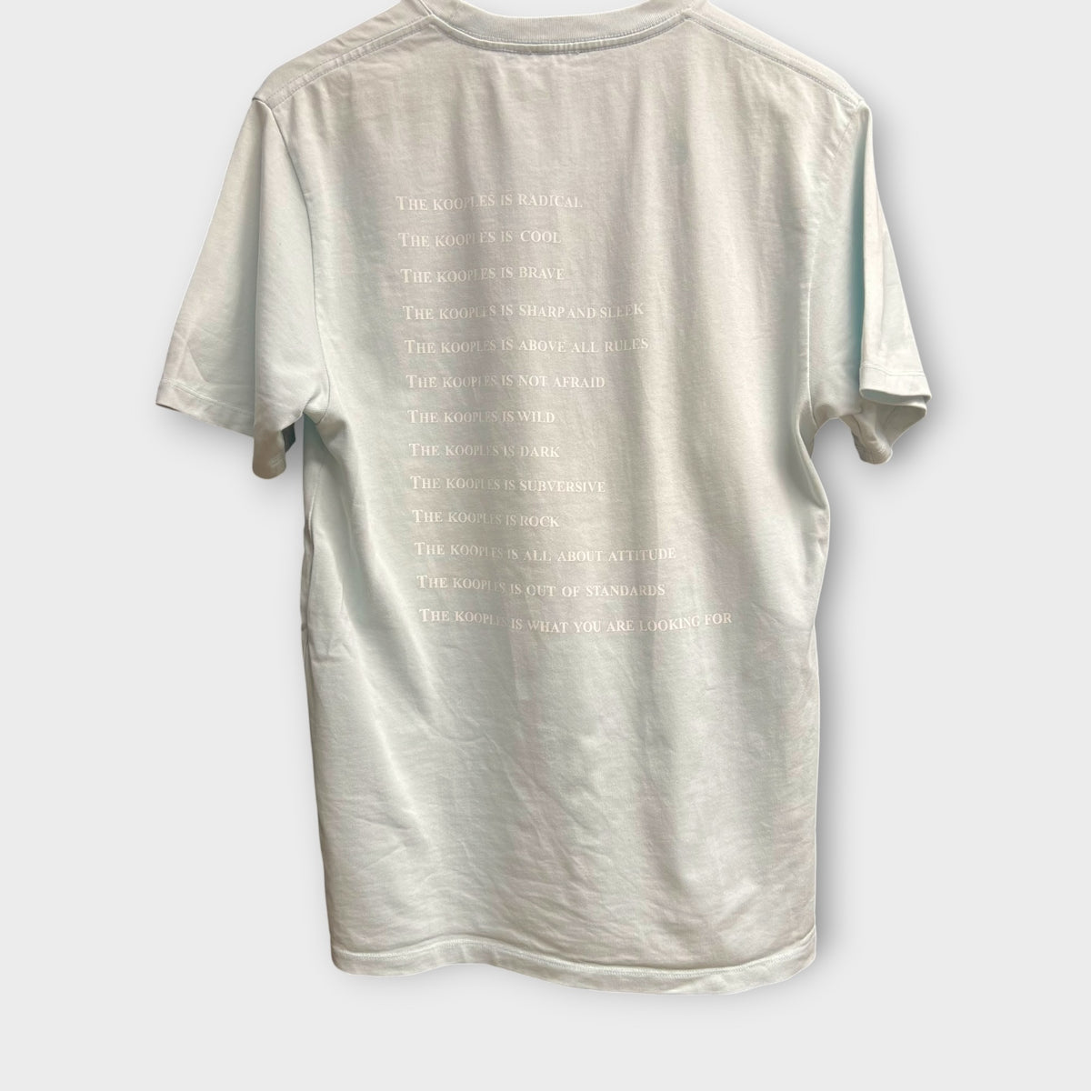T-Shirt The Kooples "What Is ?" Bleu - M