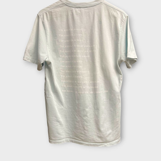 T-Shirt The Kooples "What Is ?" Bleu - M