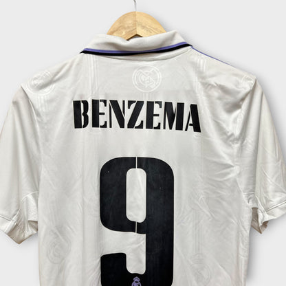 Maillot Real Madrid Blanc Benzema - S