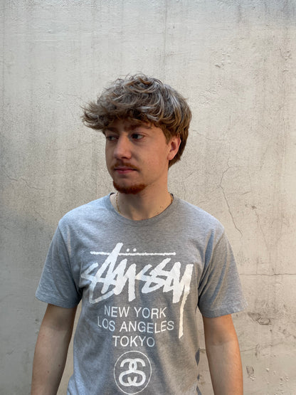 T-shirt Stussy Destination gris - M