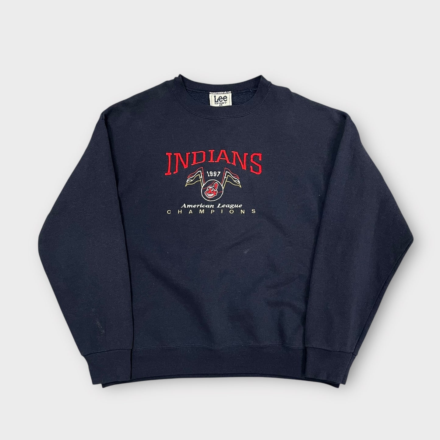 Rare Sweat vintage Lee Nutmeg "Indians" 90's Made in USA - L