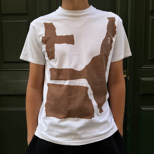 T-shirt Carhartt blanc / marron - M