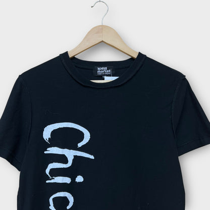 T-shirt noir Comme Des Garcons x Black Market "Chic Punk" - S