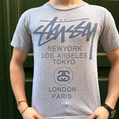 T-shirt Stussy gris - M